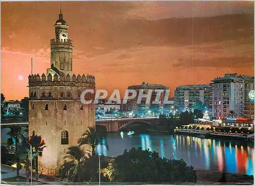 Cartes postales moderne Sevilla Torre del Oro rio Guadalguivir