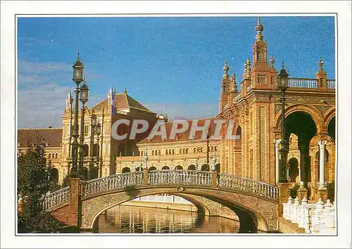 Cartes postales moderne Espagne Seville la place d'Espagne