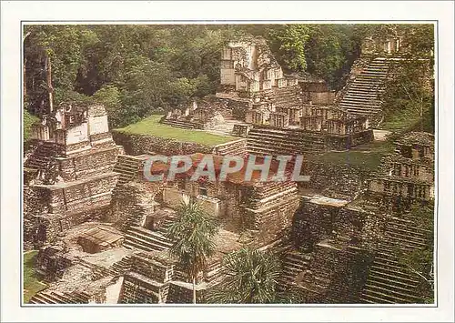 Moderne Karte Guatemala Tikal L'ancienne metropole maya