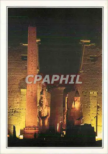 Moderne Karte Egypte Temple de Louxor