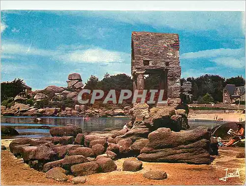 Cartes postales moderne Ploumanach La Cote de Granit Rose L'Oratoire StGuirec et le Chapeau de Napoleon