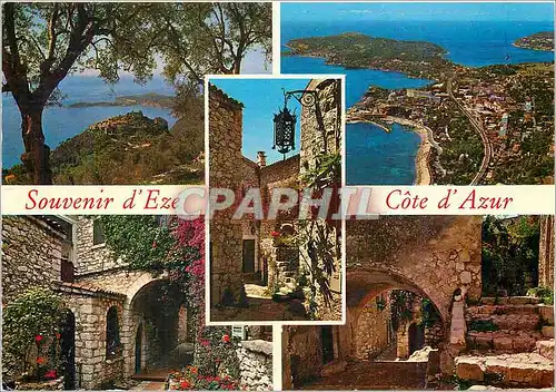 Cartes postales moderne Eze Cote d'Azur French Riviera (Cite mediavale) Vieilles rues et paysages