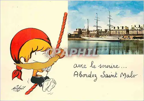 Cartes postales moderne Lommik a Saint Malo Pirate