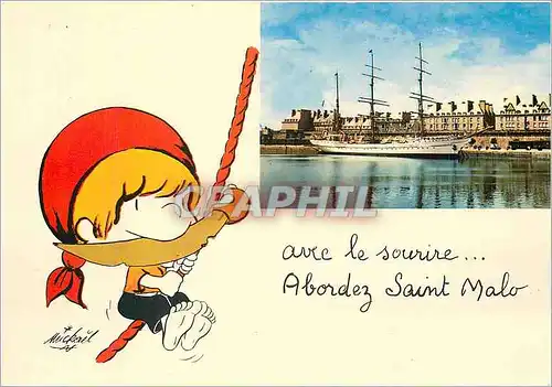 Moderne Karte Lommik a Saint Malo Pirate