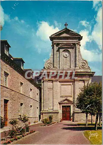 Cartes postales moderne La Chartreuse d'Auray (Morbihan) Facade de la chapelle (XVIIe s)