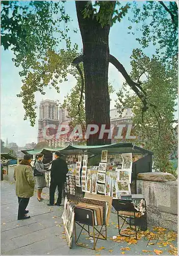 Moderne Karte Paris et ses merveilles Bouquinistes des quais de la seine