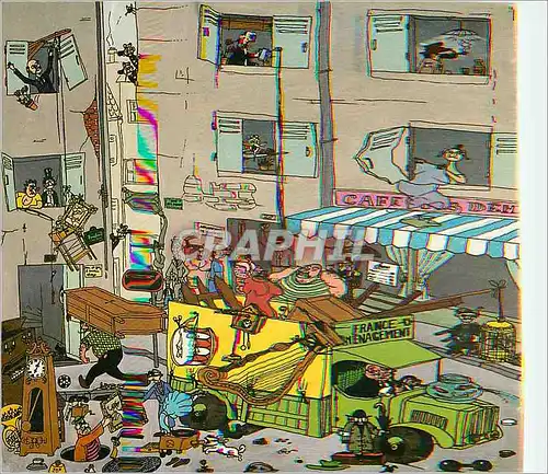 Cartes postales moderne France demenagement