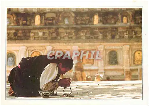 Cartes postales moderne India Bodhgaya le temple Mahabhodi