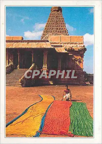 Cartes postales moderne India Tanjore temple de Brihadshvara