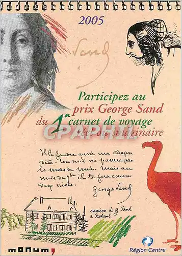 Cartes postales moderne Paticipez au prix George Sand Region Centre
