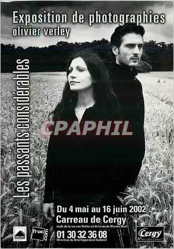 Cartes postales moderne Exposition de photographies les Passants considerables Olivier Verley