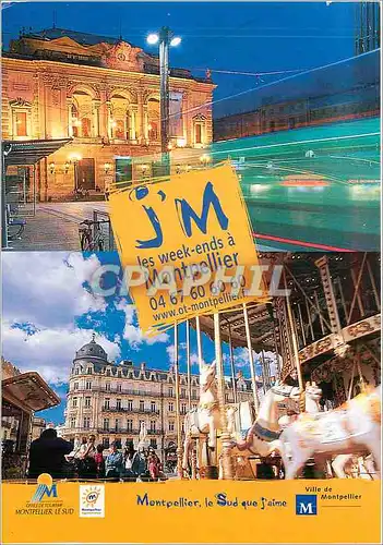 Cartes postales moderne Montpellier le Sud que j'aime ville de Montpellier