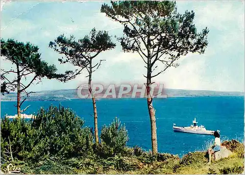 Moderne Karte La Baies de Morgat (Finistere) Vue sur l'Aber