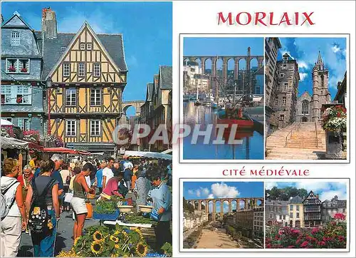 Cartes postales moderne Morlaix cite Medievale