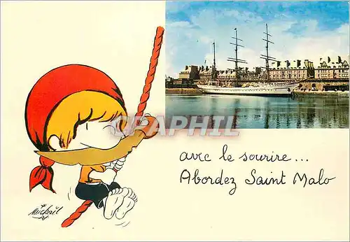 Cartes postales moderne Lommik a Saint Malo Pirate