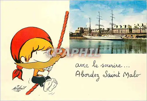 Moderne Karte Lommik a Saint Malo Pirate