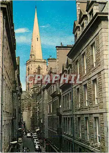 Cartes postales moderne Saint Malo (I et V) Intra Muros La Grand Rue