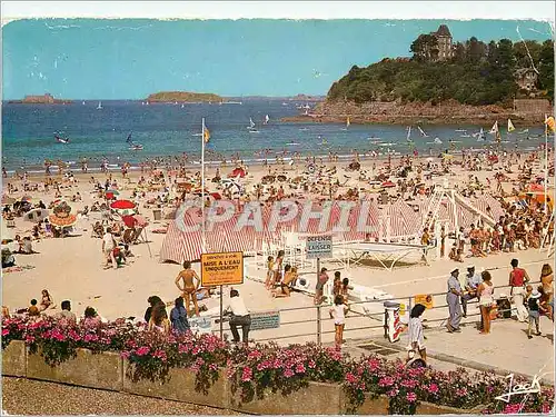 Cartes postales moderne La Cote d'Emeraude Dinard la plage de l'Ecluse