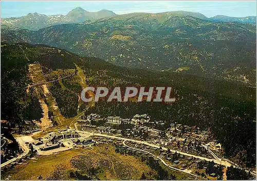 Cartes postales moderne Lumiere et Couleurs de la Cerdagne Vue aerienne de la station