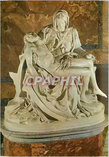 Cartes postales moderne Roma La Pieta de Michel Angel dans la Basilique Saint Pierre