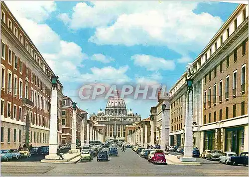 Moderne Karte Roma Rue de la Conciliation et St Pierre