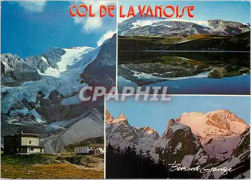 Cartes postales moderne Pralognan 1450 m Refuge de la vanoise 2517 m la grande Casse 3852 m lac Long