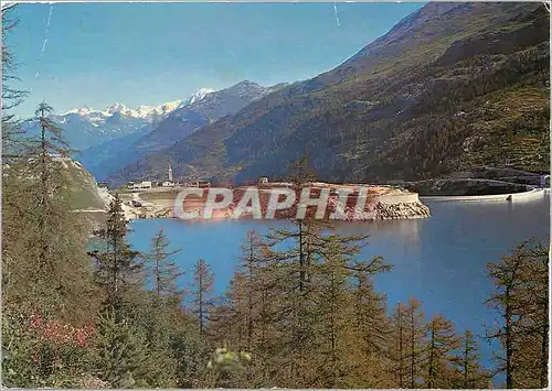 Cartes postales moderne Tignes(Savoie) Le barrage et le mont Blanc