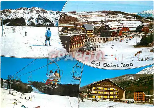 Moderne Karte Col Saint Jean Alpes de Haute Provence alt 1330 2500 m