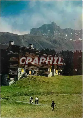 Moderne Karte Valmorel (Savoie) Alt 1350 2600 m Planchamp et La pointe du Grand Nielard (2544 m)