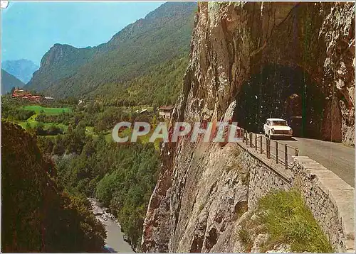 Moderne Karte En Tarentaise de Moutiers a Bourg St Maurice (Savoie) L'Etroit des Saix