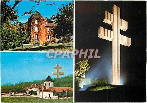 Cartes postales moderne Colombey les deux Eglises Memorial illumine la Boisserie