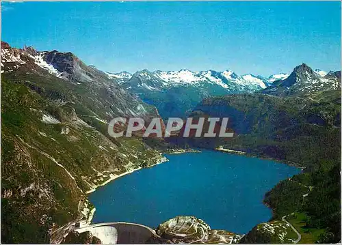 Cartes postales moderne Le Barrage de Tignes (Savoie) Alt 1810 m au fond Val d'Iserie