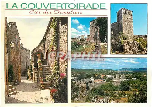 Moderne Karte La Couvertoirade Cite des Templiers