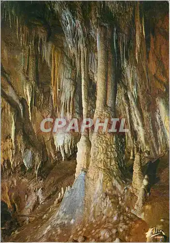 Cartes postales moderne Grottes de Medous Bagneres de Bigorre Droperies et Colonnades