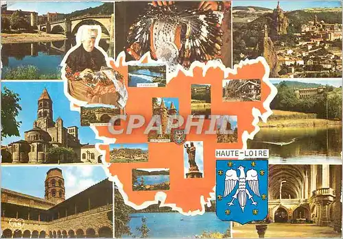 Cartes postales moderne Le Departement de la Haute Loire Poitiers