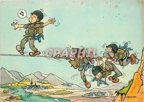 Cartes postales moderne Militaria