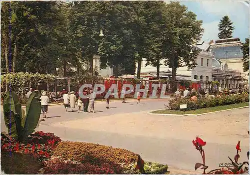 Moderne Karte Neris les Bains (Allier) Station Thermale des nerfs les parcs et le casino