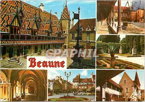Cartes postales moderne Au pays des Grands Crus Beaune (Cote d'Or) La cour d'honneur de l'Hotel Dieu