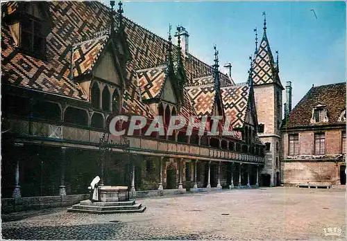 Cartes postales moderne Beaune (Cote D'Or) Hotel Dieu (1443) cour d'Honneur