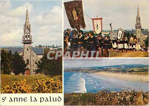 Cartes postales moderne La Bretagne Pittoresque Ste Anne la Palud la chapelle Gothique
