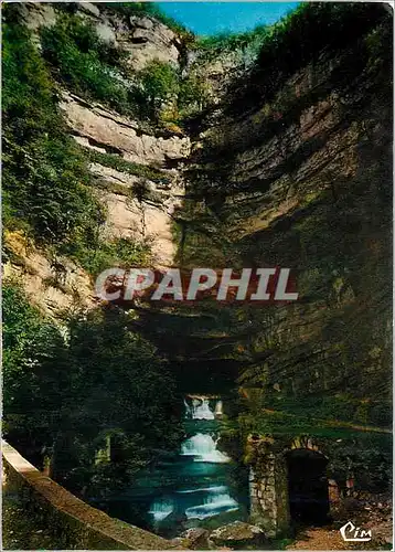 Cartes postales moderne Les Beaux sites du Doubs (Franche Comte) La source de la Loue et son cirque majestueux (haut 102