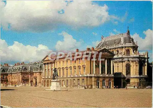 Cartes postales moderne Versailles Le chateau la chapelle et l'Aile Louis XV