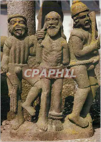 Cartes postales moderne Saint Thegonnec (Nord Finistere) Le calvaire Christ aux Outrages