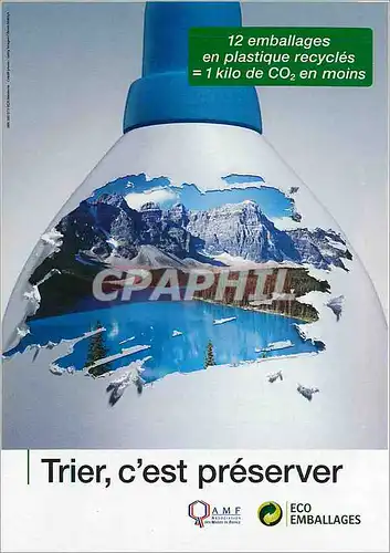 Cartes postales moderne Trier c'est preserver Ecoemballages