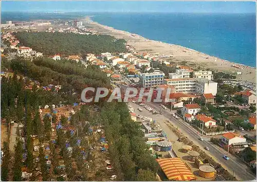 Moderne Karte Argeles sur Mer Vue generale