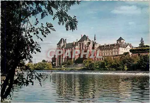 Moderne Karte Solesmes (Sarthe) A L'Abbaye Saint Pierre