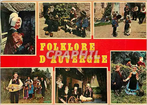 Cartes postales moderne Folklore d'Auvergne