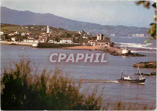Cartes postales moderne Saint Jean de Luz  le fort de Socoa bateau de peche