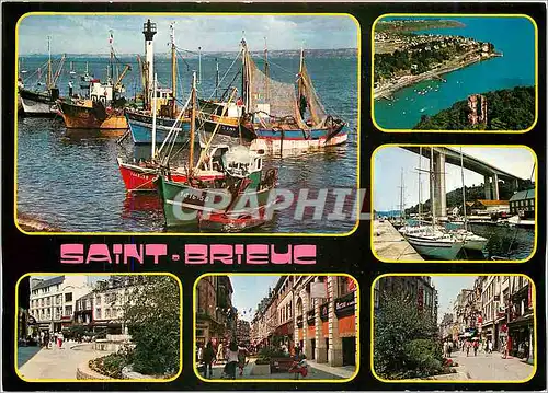 Cartes postales moderne Siant Brieuc Le port du Leue et la rue St Guillaume