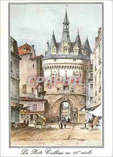 Cartes postales moderne Bordeaux Vieille Gravure de Bordeaux